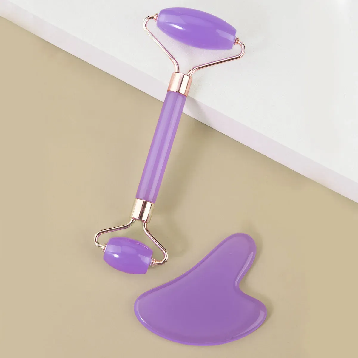 2024 Gua Sha Roller Massager Roller for Face Neck Eye Resin Facial Massage Instrumenr Beauty Health Care Scraping Board gua shua