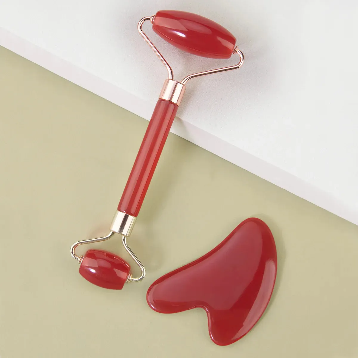 2024 Gua Sha Roller Massager Roller for Face Neck Eye Resin Facial Massage Instrumenr Beauty Health Care Scraping Board gua shua