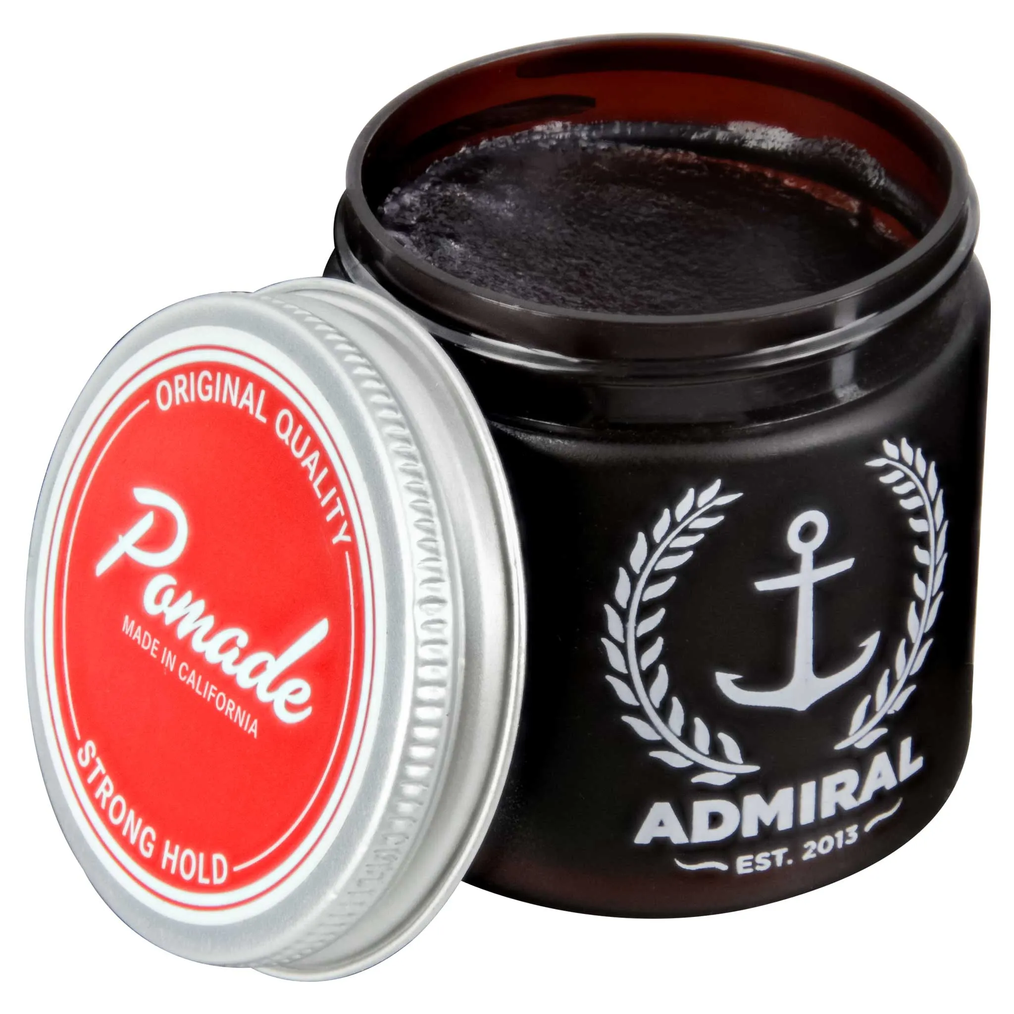 Admiral Classic Pomade (Strong Hold/Medium Shine) 4oz - Paraben Free - All Hair Types