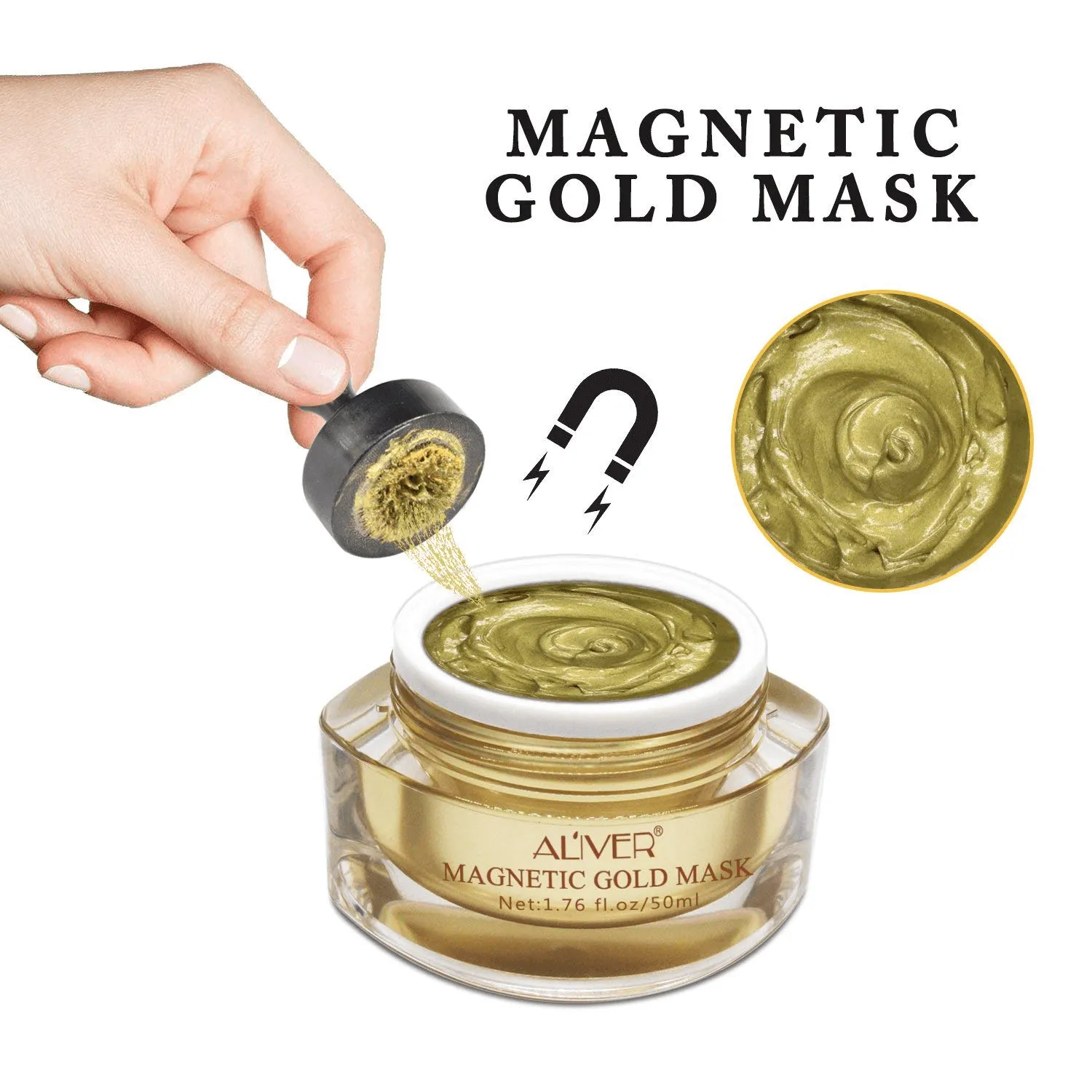 Aliver Gold Luster Magnetic Facial Mask