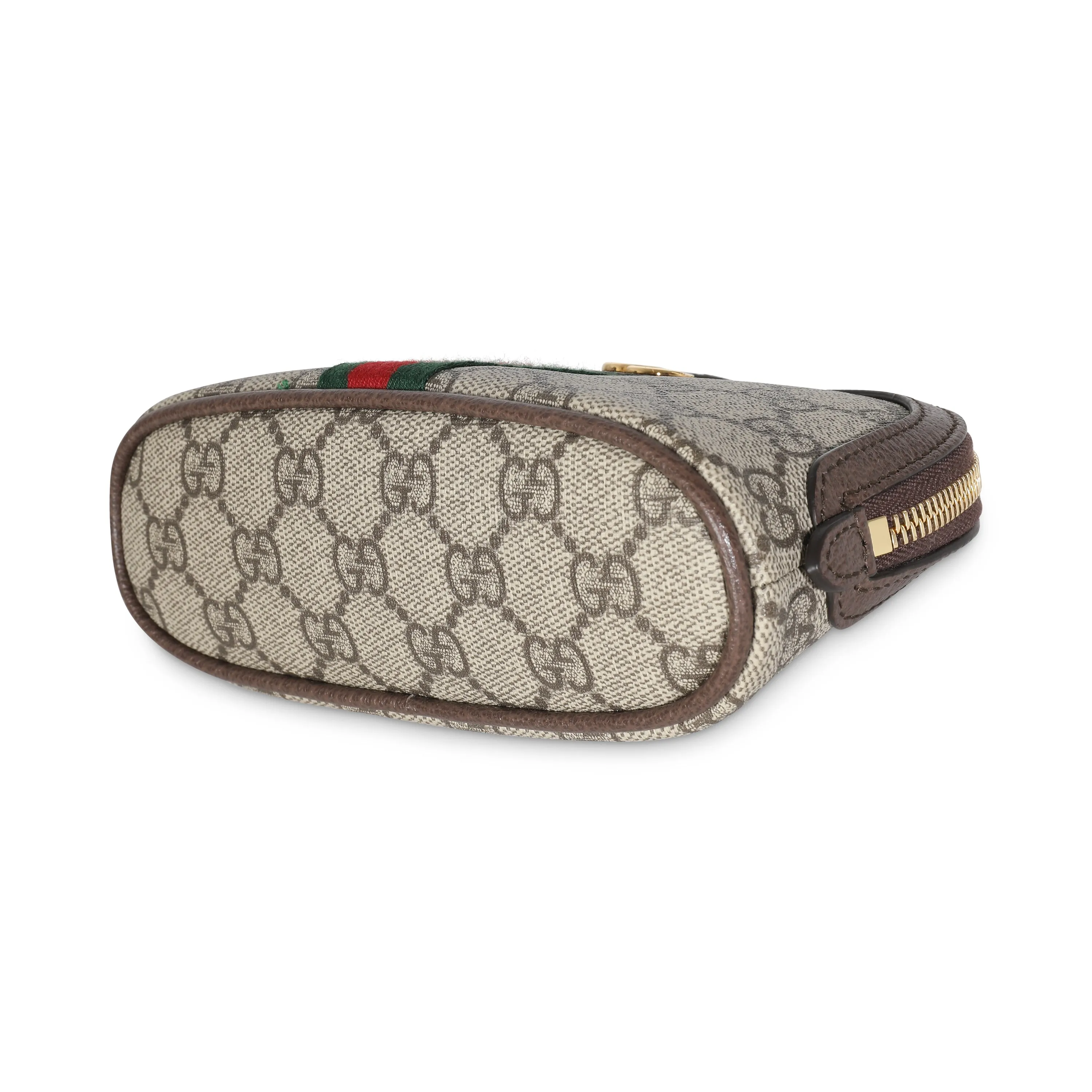 Beige GG Supreme Medium Ophidia Cosmetic Case