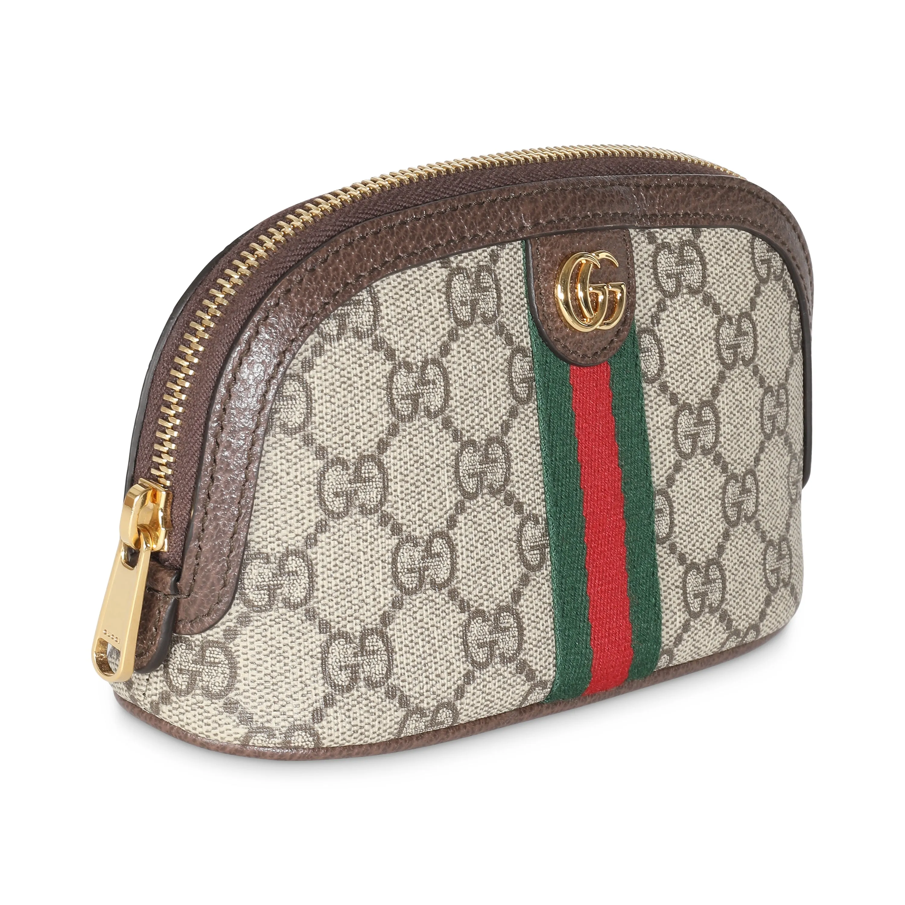 Beige GG Supreme Medium Ophidia Cosmetic Case