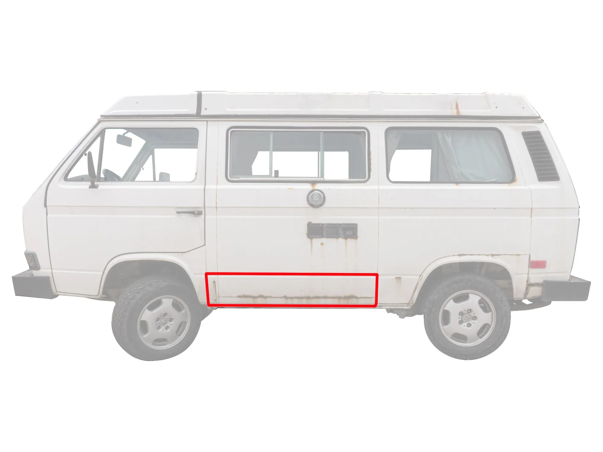Body Panel - Left Side Panel (Short) [Vanagon]