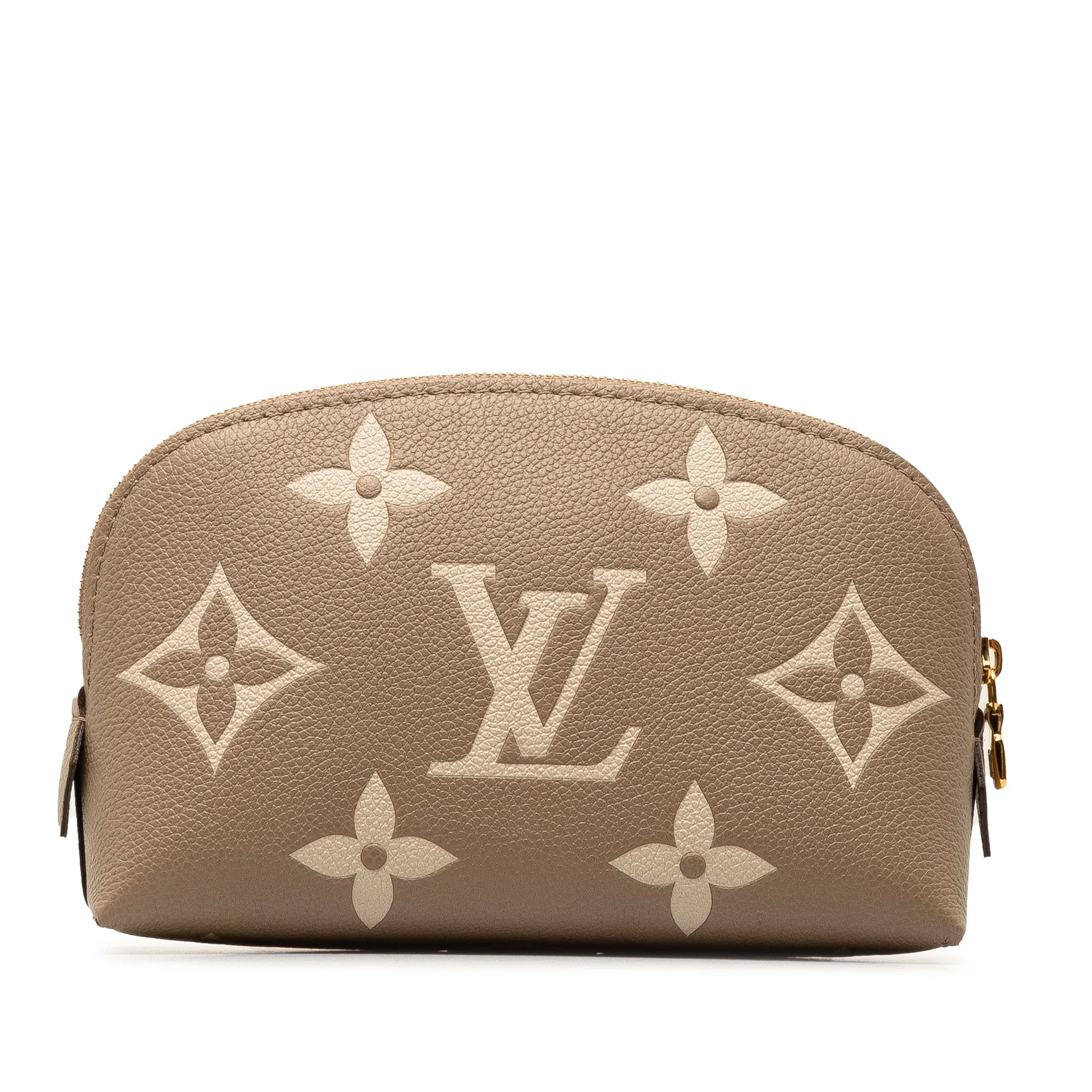 Brown Louis Vuitton Monogram Empreinte Giant Bicolor Cosmetic Pouch