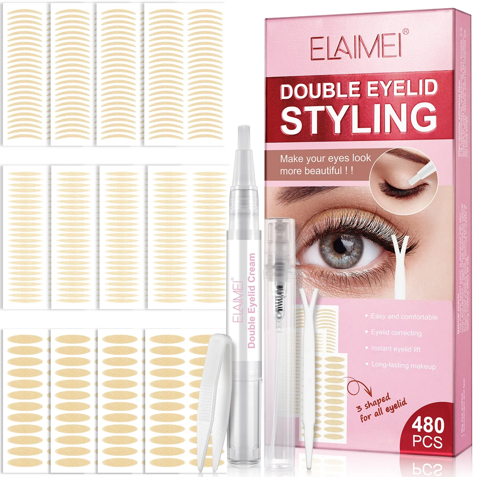 Elaimei Double eyelid styling 480 Pcs