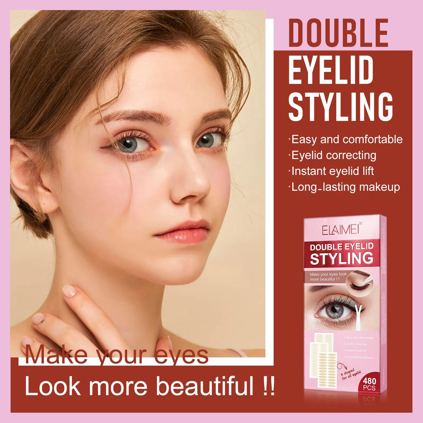 Elaimei Double eyelid styling 480 Pcs