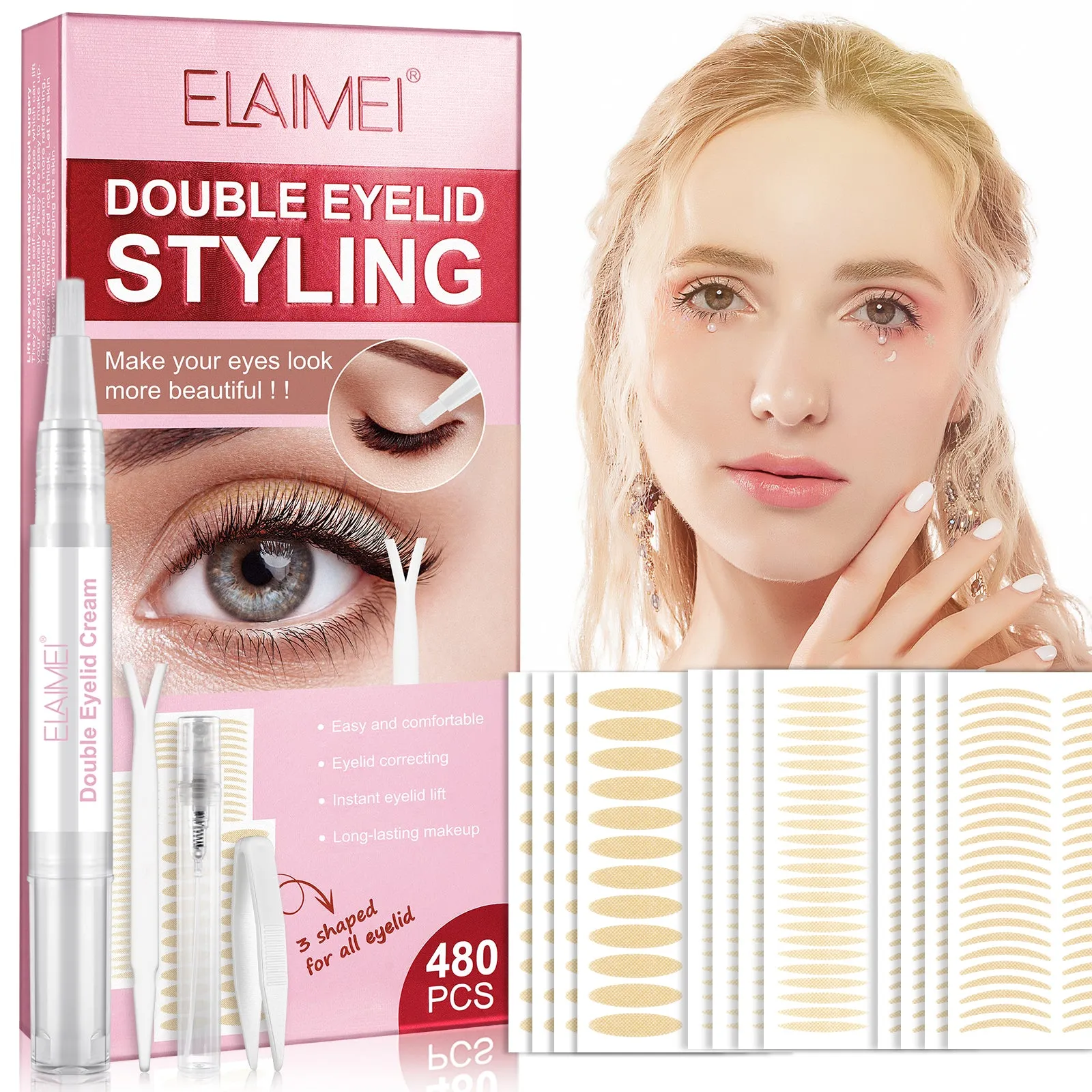 Elaimei Double eyelid styling 480 Pcs