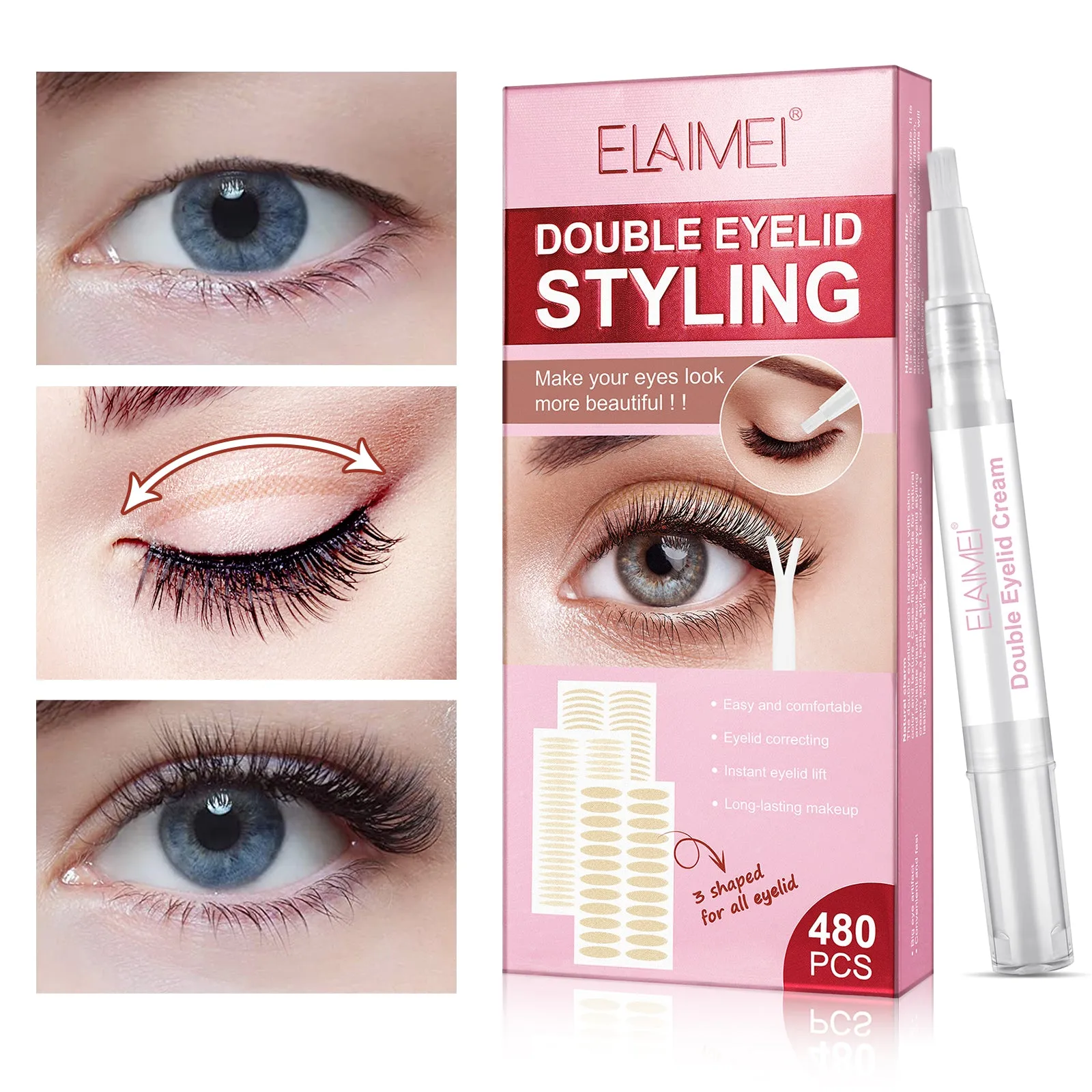 Elaimei Double eyelid styling 480 Pcs