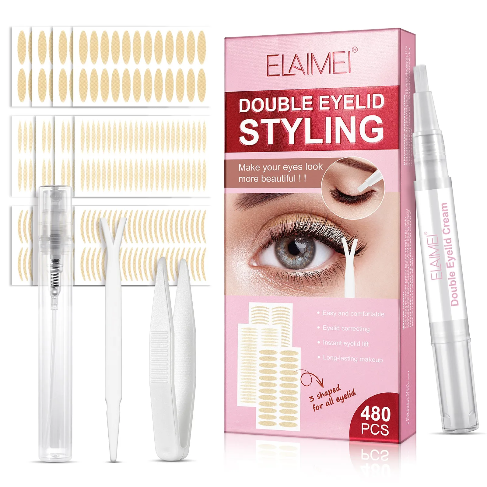 Elaimei Double eyelid styling 480 Pcs