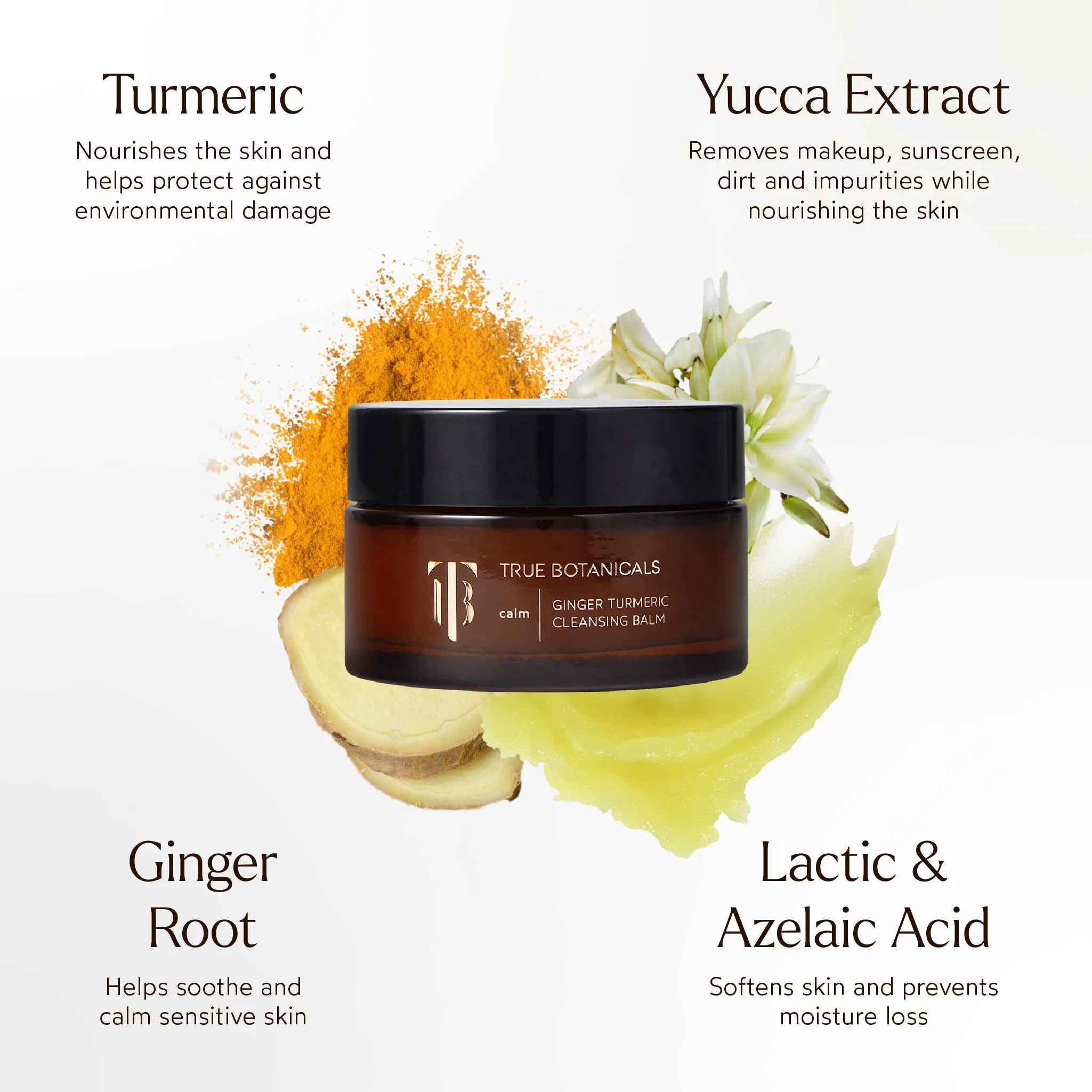 Ginger Turmeric Makeup Removing Cleansing Balm