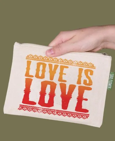 Hippie Large Zipper Pouch