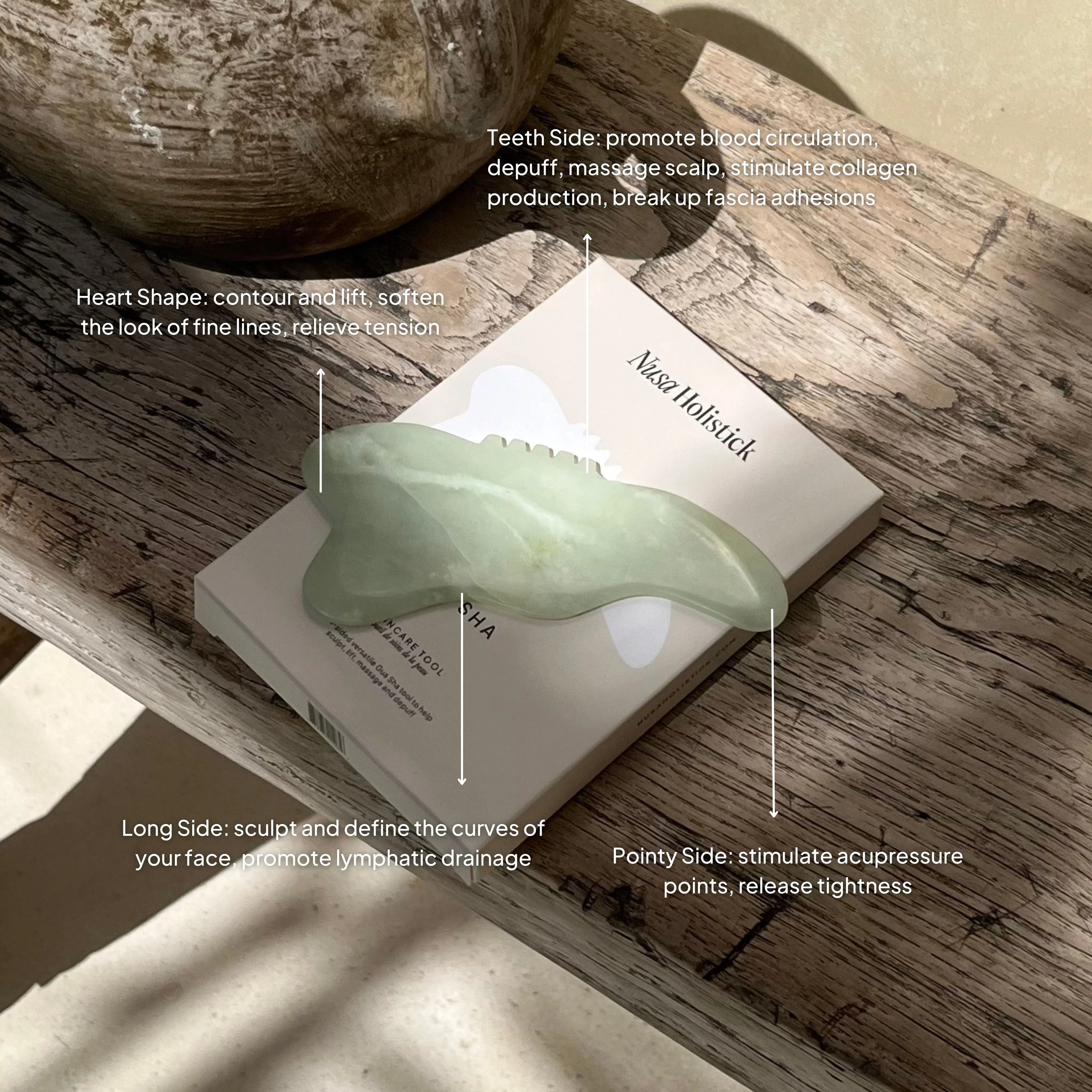 Jade Gua Sha Tool