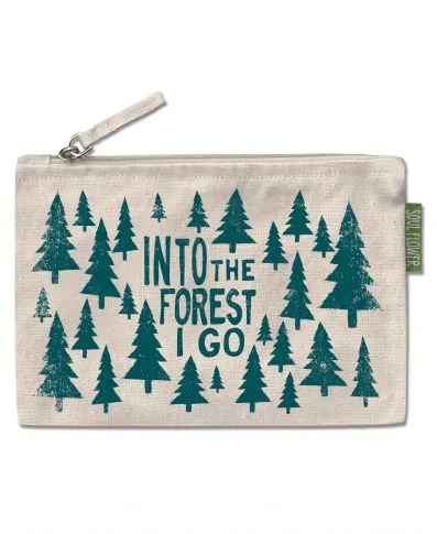Nature Large Zipper Pouch