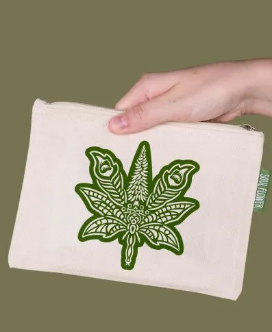 Nature Large Zipper Pouch
