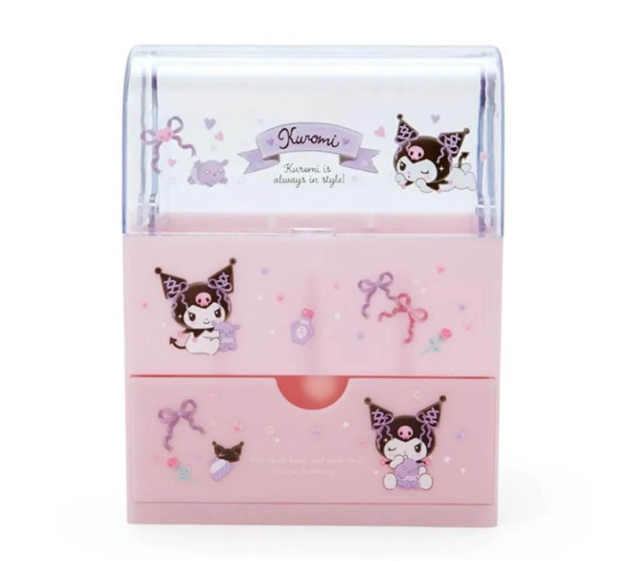 Sanrio Kuromi Cosmetic Case , Jewelry box, Storage Case Japan
