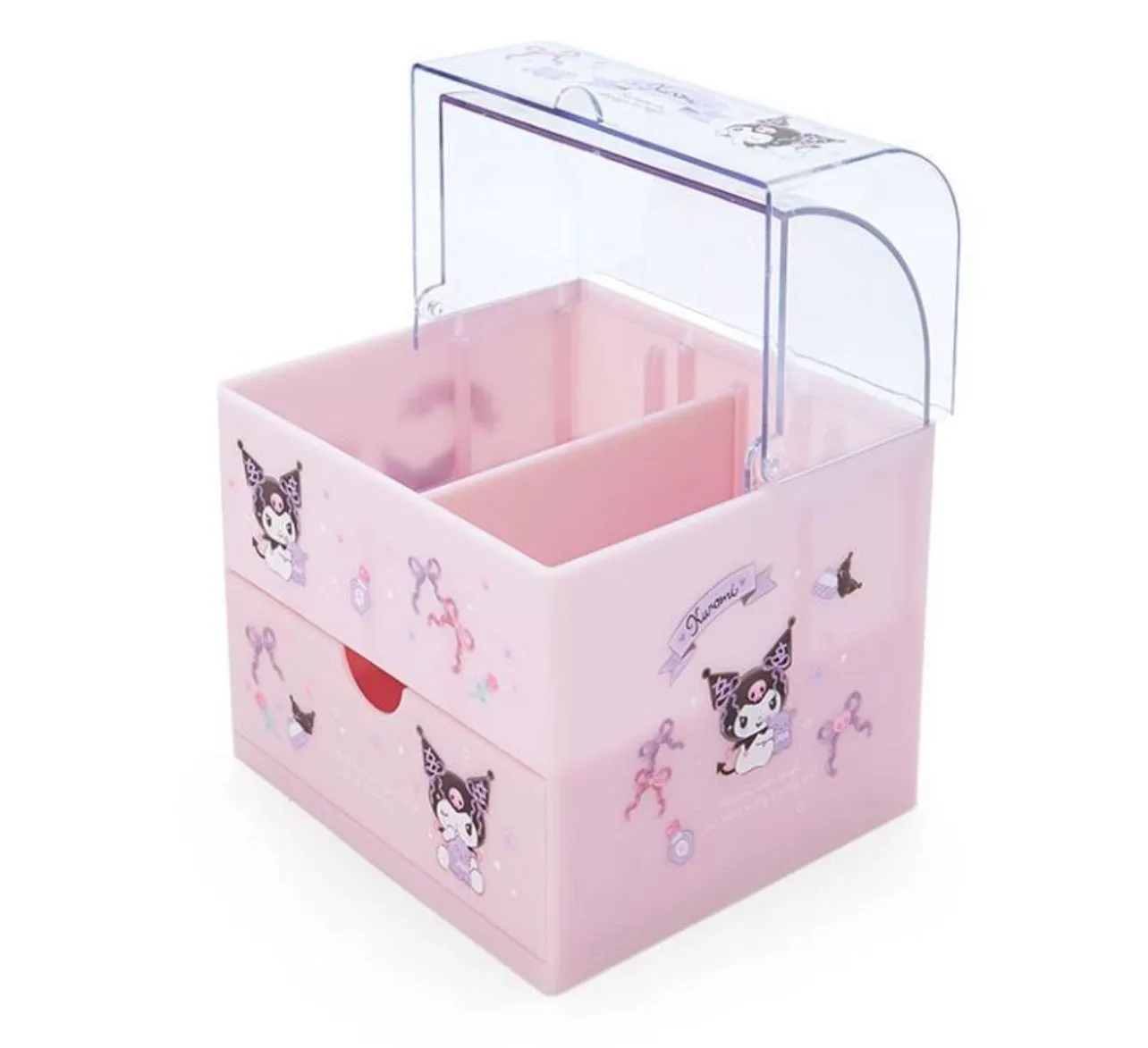 Sanrio Kuromi Cosmetic Case , Jewelry box, Storage Case Japan
