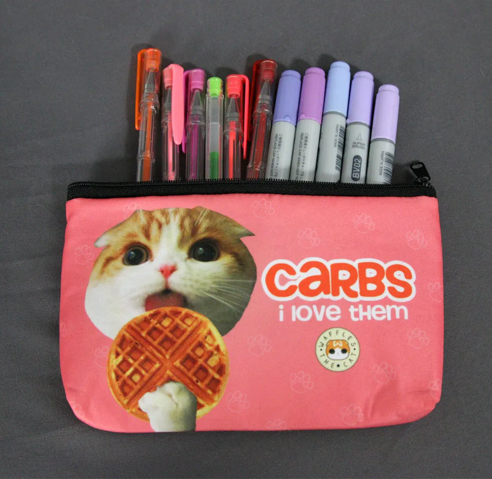 Zipper Pouch - Carbs: I Love Them