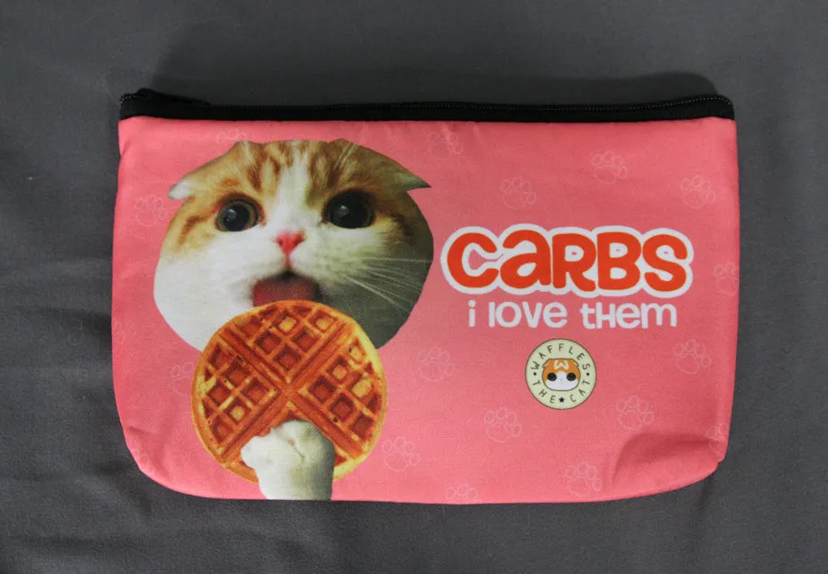 Zipper Pouch - Carbs: I Love Them
